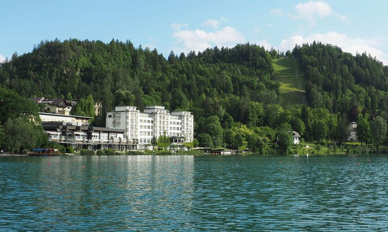Our hotel on Lake Bled