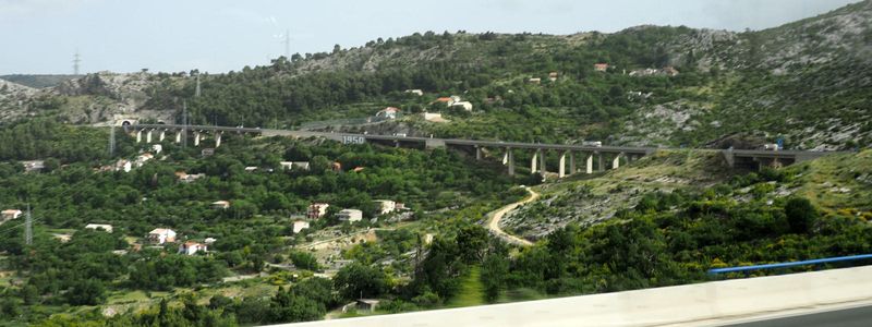 The highway out of Split