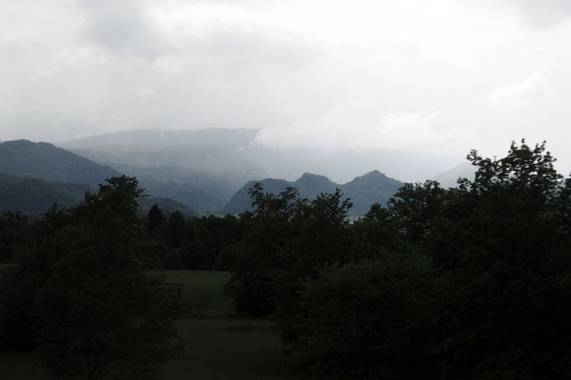 On the way from Ljubljana to Bled