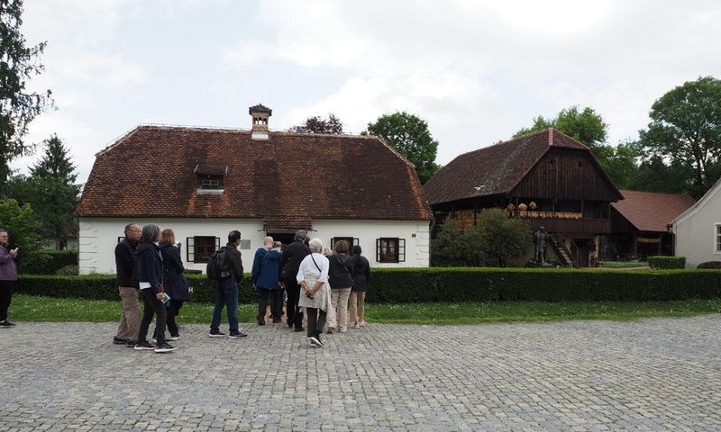 Tito's childhood home with its barn