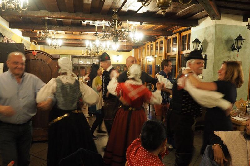 Dancing at the Gostilna Lectar Restaurant