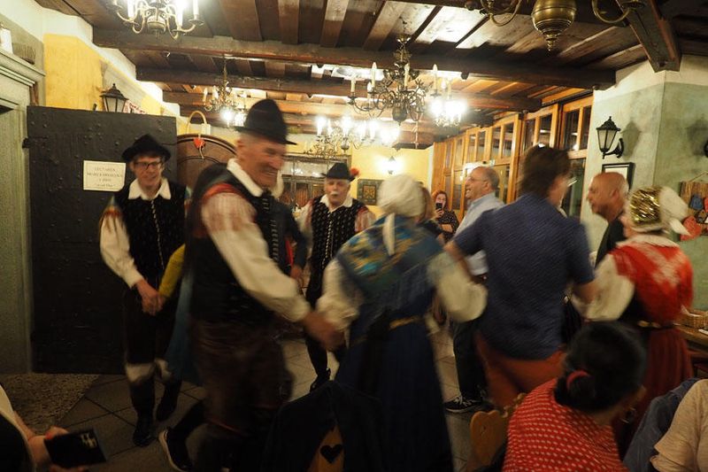 Dancing at the Gostilna Lectar Restaurant