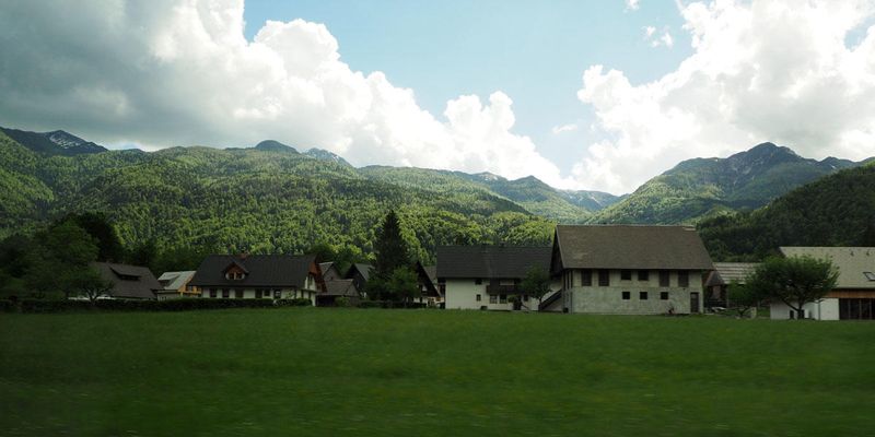 Village in the Bohinja district