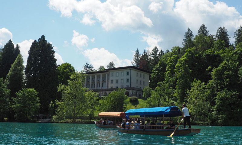 Tito's Villa from the lake