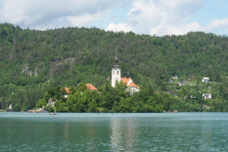 Bled Island from our bus