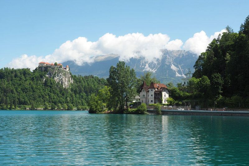 View from the other side of the lake