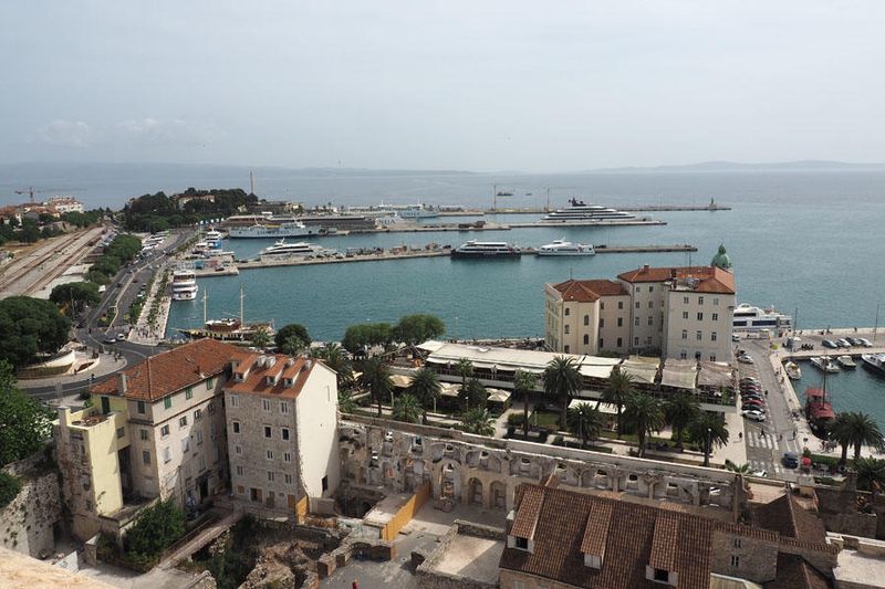 View of port from Bell tower