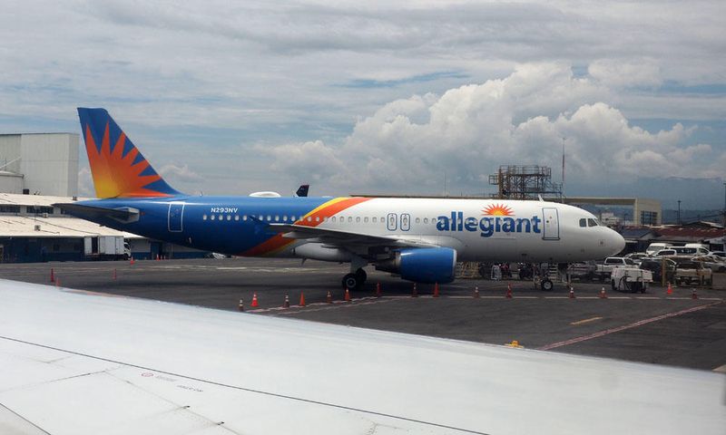 Alegiant Air Airbus A320-214 at San Jose Airport