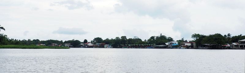 The village of Tortuguero from our boat