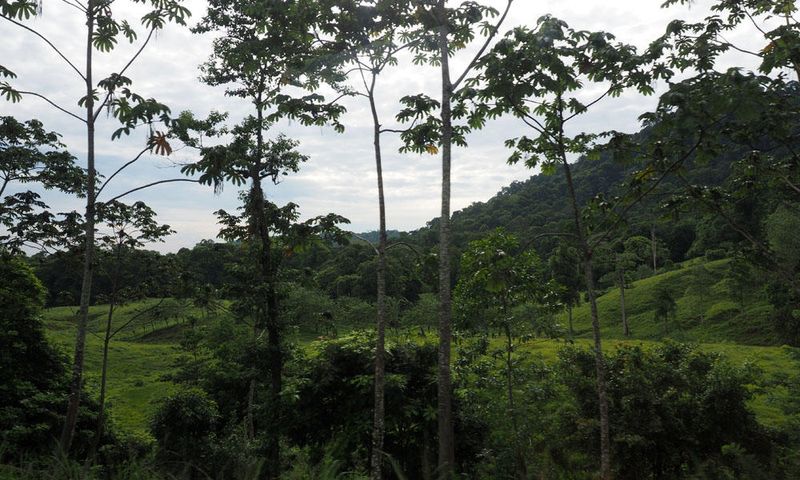 After crossing the Continental Divide to the Caribbean side