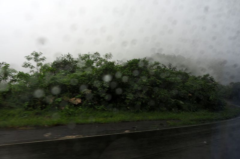 Rain over the Continental Divide