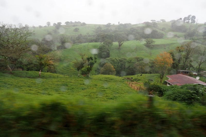 Rain on the way to Ciudad Quesada
