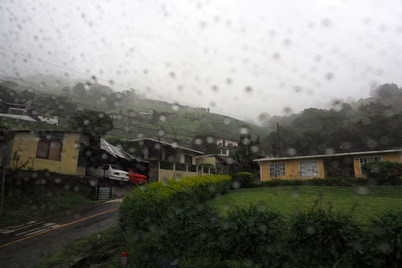 Rain on the way to Ciudad Quesada