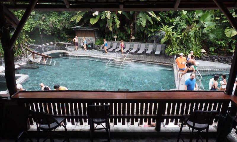 The hot springs