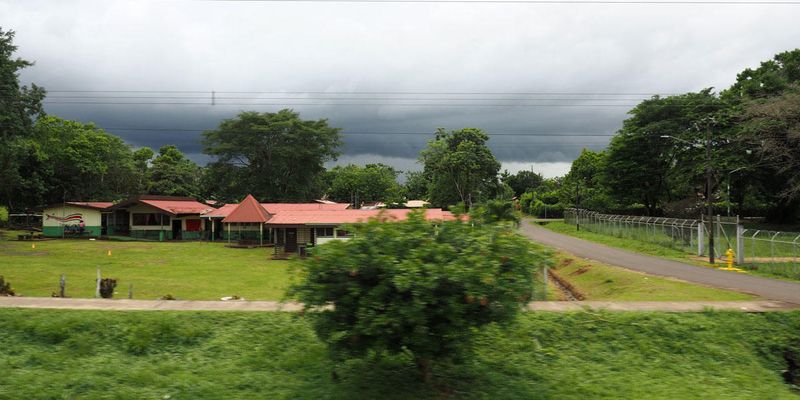 Heading back to our hotel from Los Chiles near La Fortuna