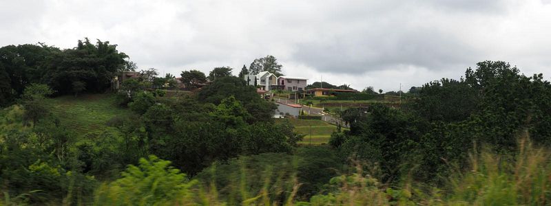 On the outskirts of the city