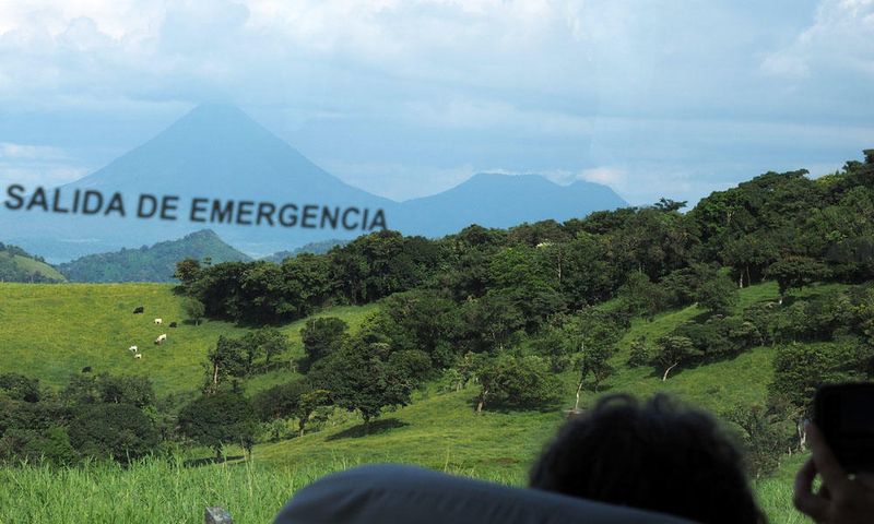 Last view of Arenal Volcano