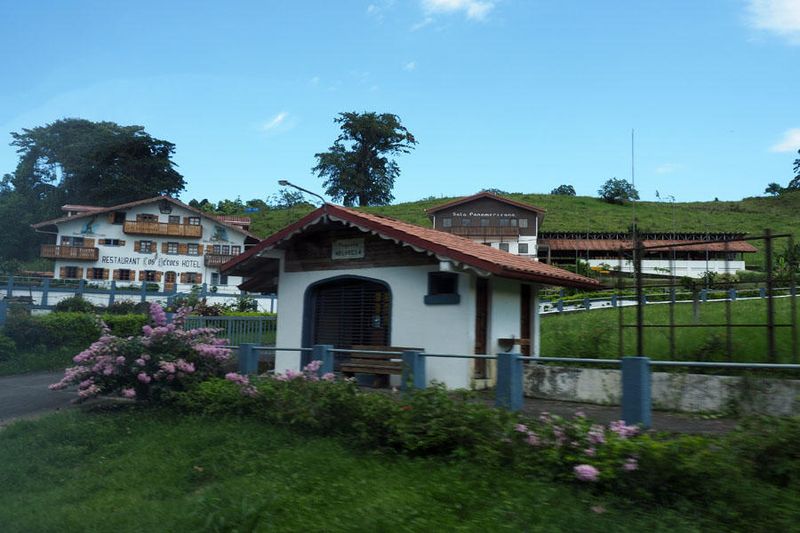 Swiss themed restaurant and property