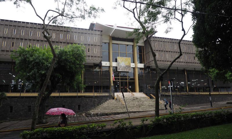 The public library building