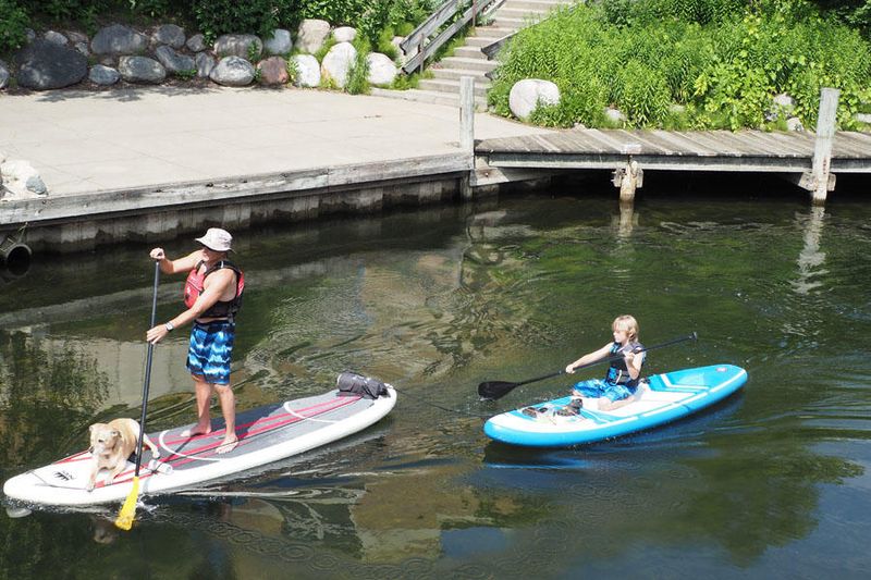 On the Boardman River in Traverse City, MI