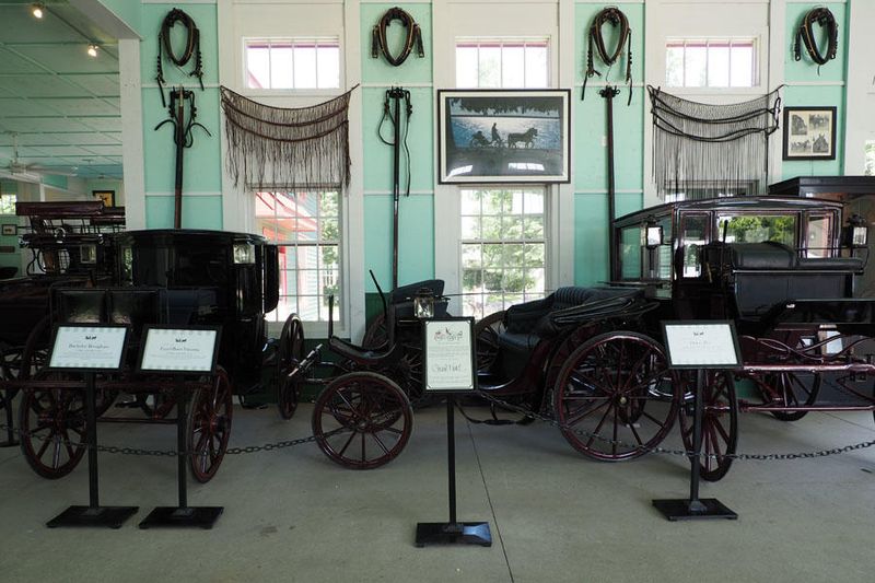 Displays in the carriage museum