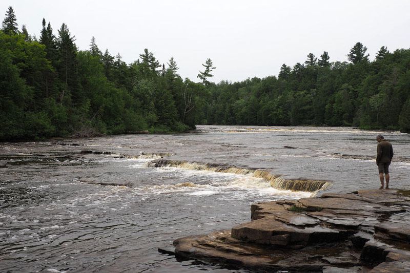 In the area of the Lower Tahquamenon Falls