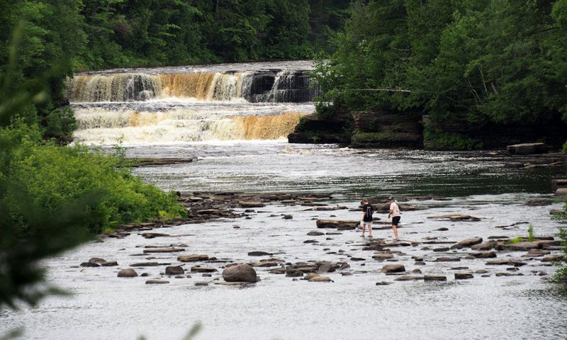 Section of lower Tahquamenon Falls