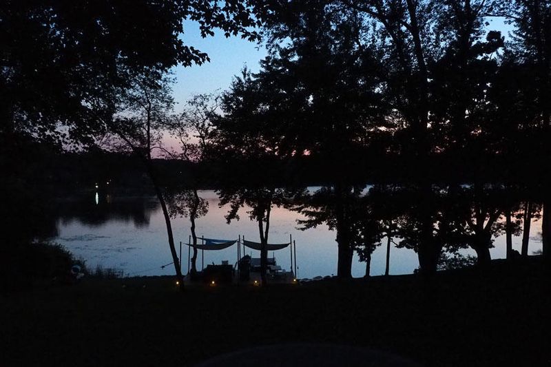 Sunset on the lake