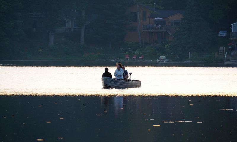 Out on the lake