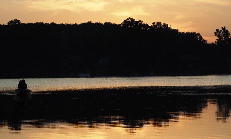 Out on the lake