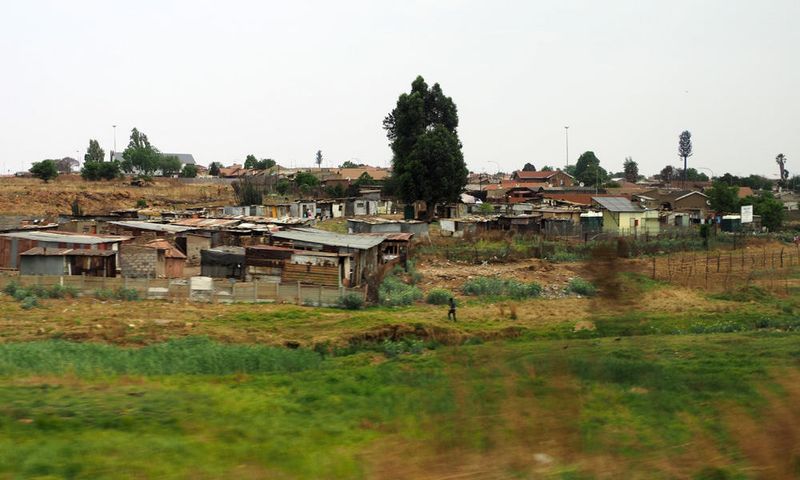 Shanty town in Soweto