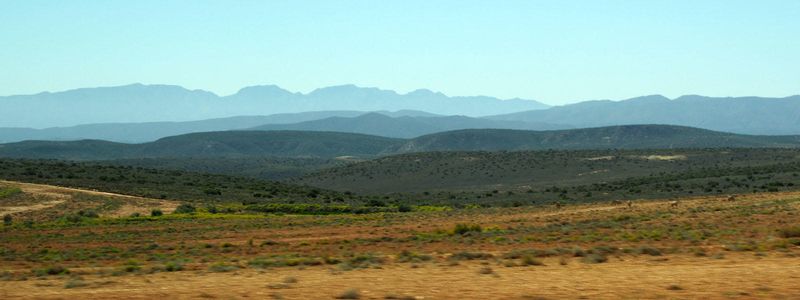 On the way from Knysna to Oudtshoorn