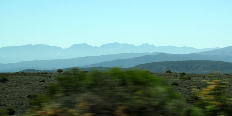 On the way from Knysna to Oudtshoorn