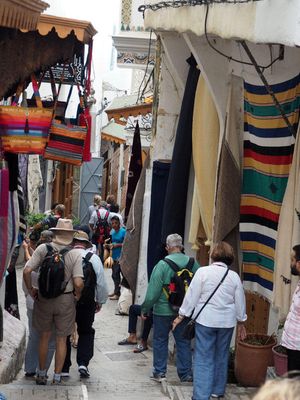 In the medina in Tangier