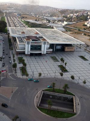 The train station in Tangier