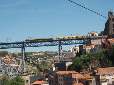 Ponte Dom Luis 1 from the Gaia gondola