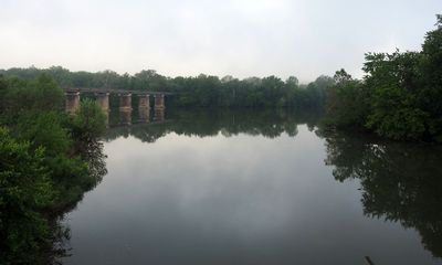 The Potomac early in the morning from the Conococheague aqueduct