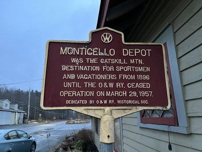 The O&W Railway and Monticello Depot