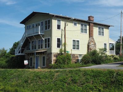 A building that used to host a Bed and Breakfast in Hancock