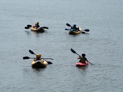 Summer camp activity on the Potomac River