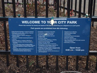 Park rules