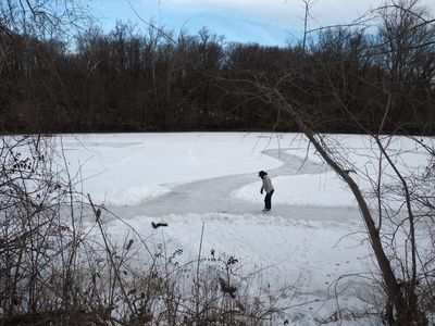 Skating on the pond