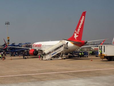 Corendon Airlines aircraft in use by Indigo Airlines