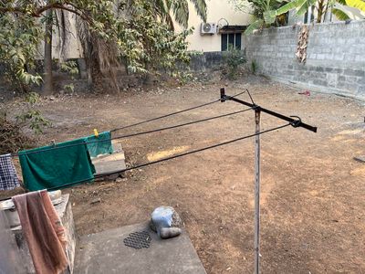 Cleaned backyard