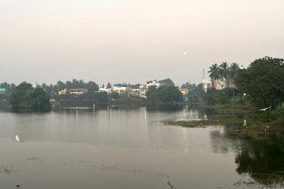 The lake in the morning