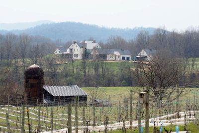 Farm house across from the vineyard