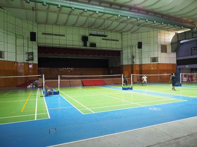 Inside the SAC building in IIT