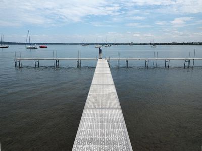 The dock at the restaurant