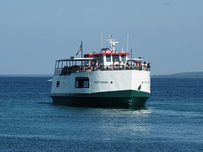Ferry boat at Mackinac Island