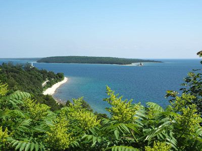 View from the bluffs overlooking Lake Huron
